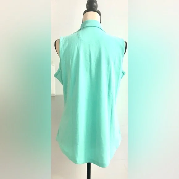 NWT Aqua Sleeveless Golf Shirt - Picture 3 of 10